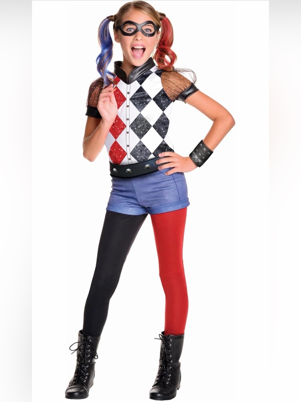 DC Super Hero Girls Harley Quinn Costume - Child Size Medium (8-10) DC Comics